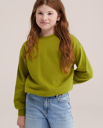 Felpa di WE Fashion in verde: frontale