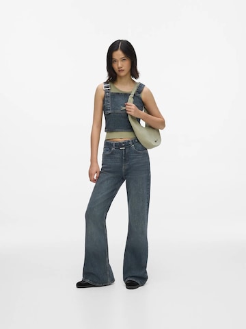 KARL LAGERFELD JEANS Flared Jeans in Blauw: voorkant