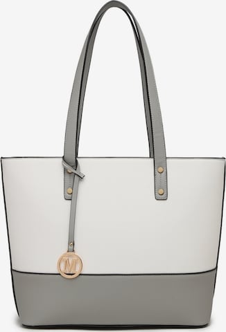 Miss Lulu Shoulder Bag in Grey: front