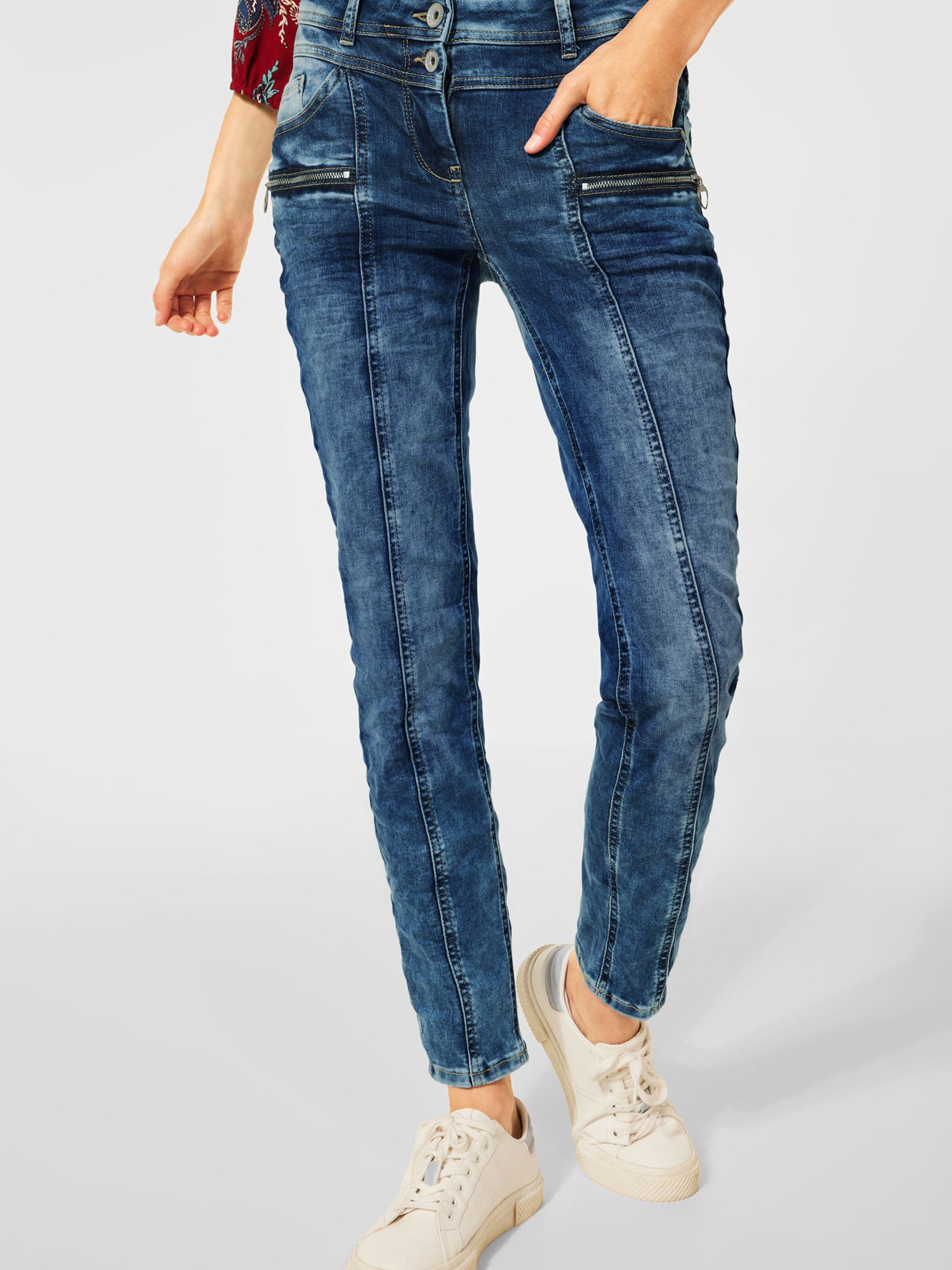 Frauen Jeans CECIL Jeans in Blau - IO66289