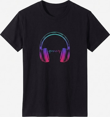 T-shirt 'Short Sleeve' LapaPlus en noir : devant