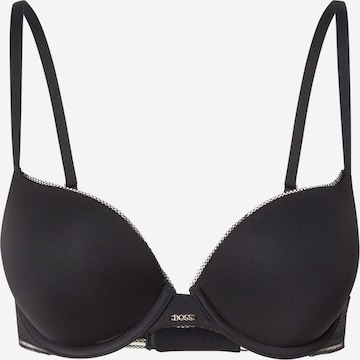 Push-up Soutien-gorge BOSS en noir : devant
