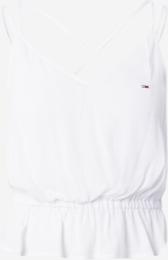 Tommy Jeans Блуза 'ESSENTIAL' в бяло, Преглед на продукта