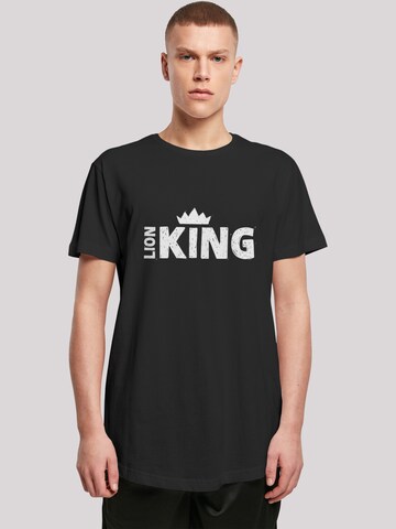 F4NT4STIC T-Shirt 'Disney König Der Löwen Movie Crown' in Schwarz: Vorderseite