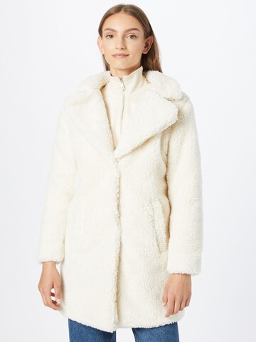 Manteau mi-saison 'Sherpa' Urban Classics en beige : devant