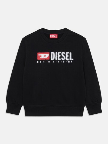 DIESEL Sweatshirt 'SDROPS OVER' in Schwarz: Vorderseite