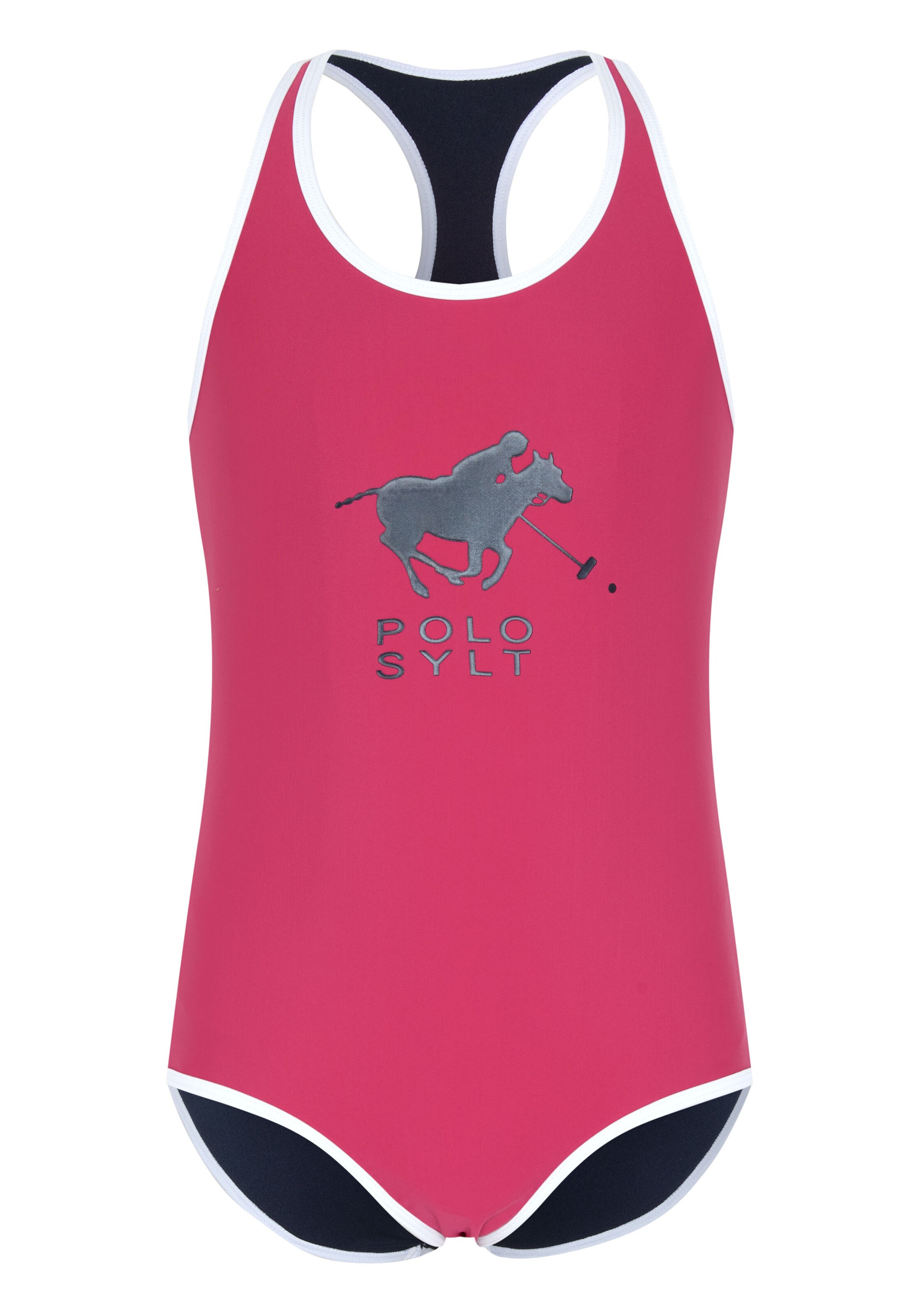 Polo Sylt Badeanzug in Pink: Vorderseite