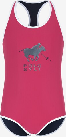 Polo Sylt Swimsuit in Pink: front