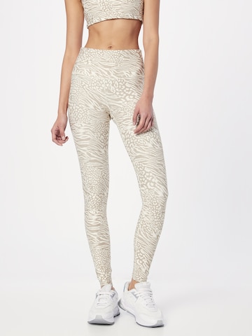 RVCA Skinny Leggings i vit: framsida