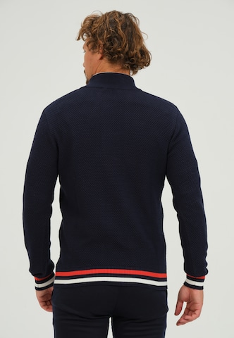 Pull-over Giorgio di Mare en bleu