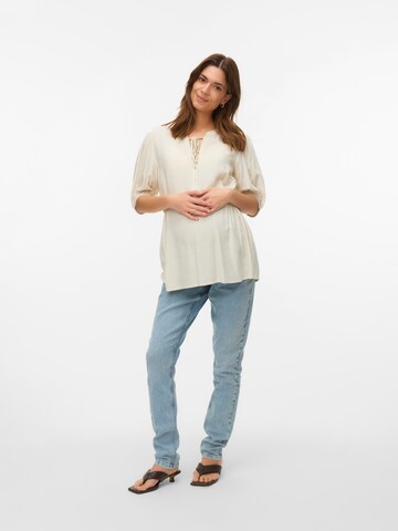 MAMALICIOUS Μπλούζα 'MLPaulina Lia' σε μπεζ