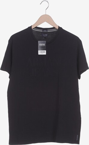 Armani Jeans Shirt in XXL in Black: front