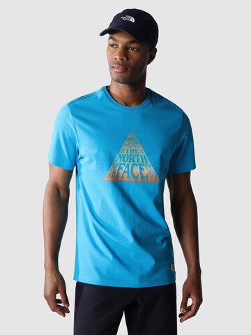 THE NORTH FACE Shirt in Blue: front