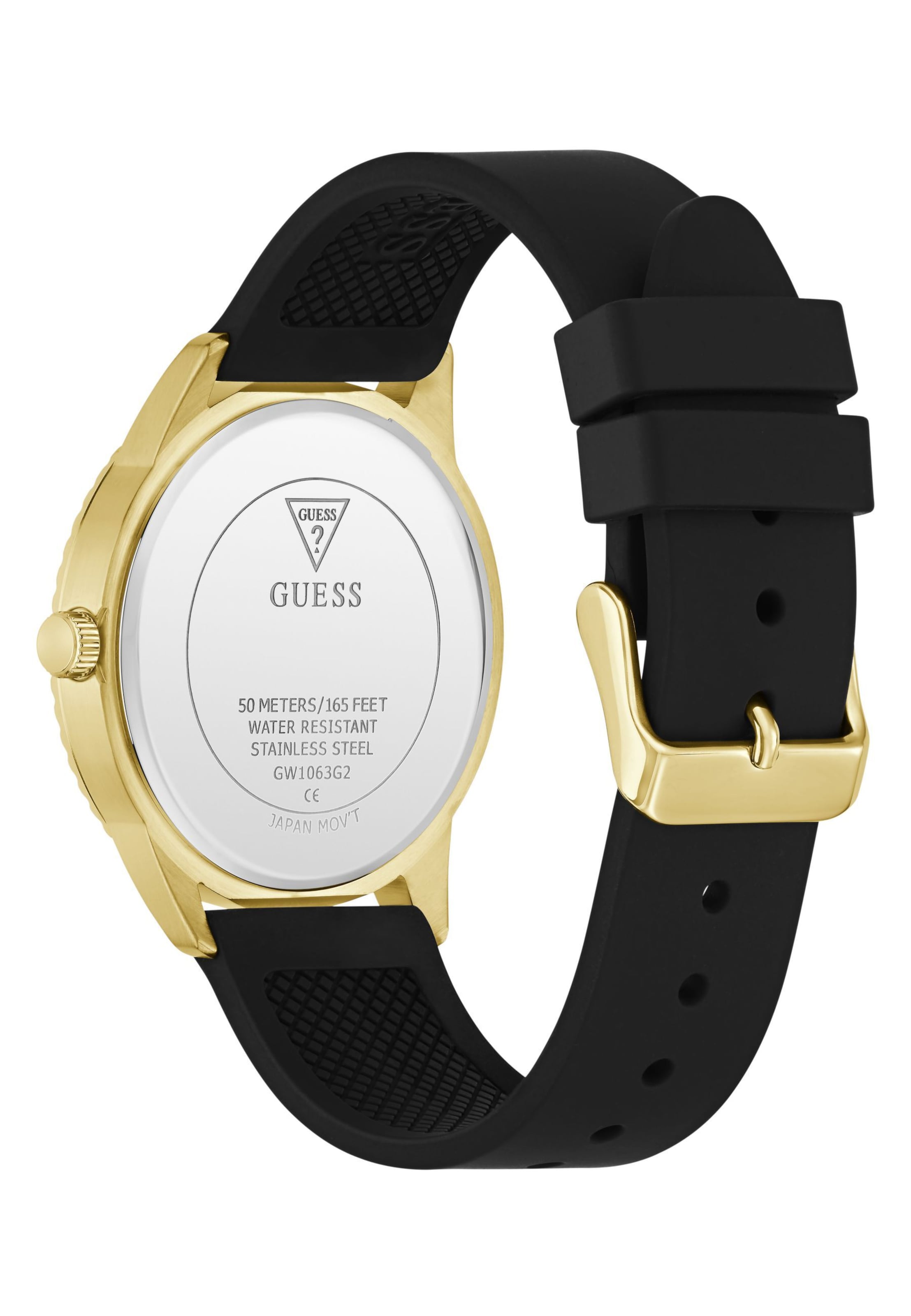 GUESS Analog watch 'Chip' in Black