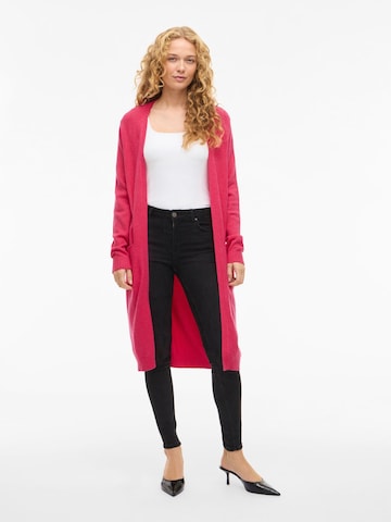 Cardigan 'VIRil' VILA en rose : devant