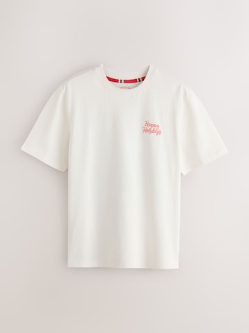 Next Pyjama lang 'Happy Holidays' in Rood