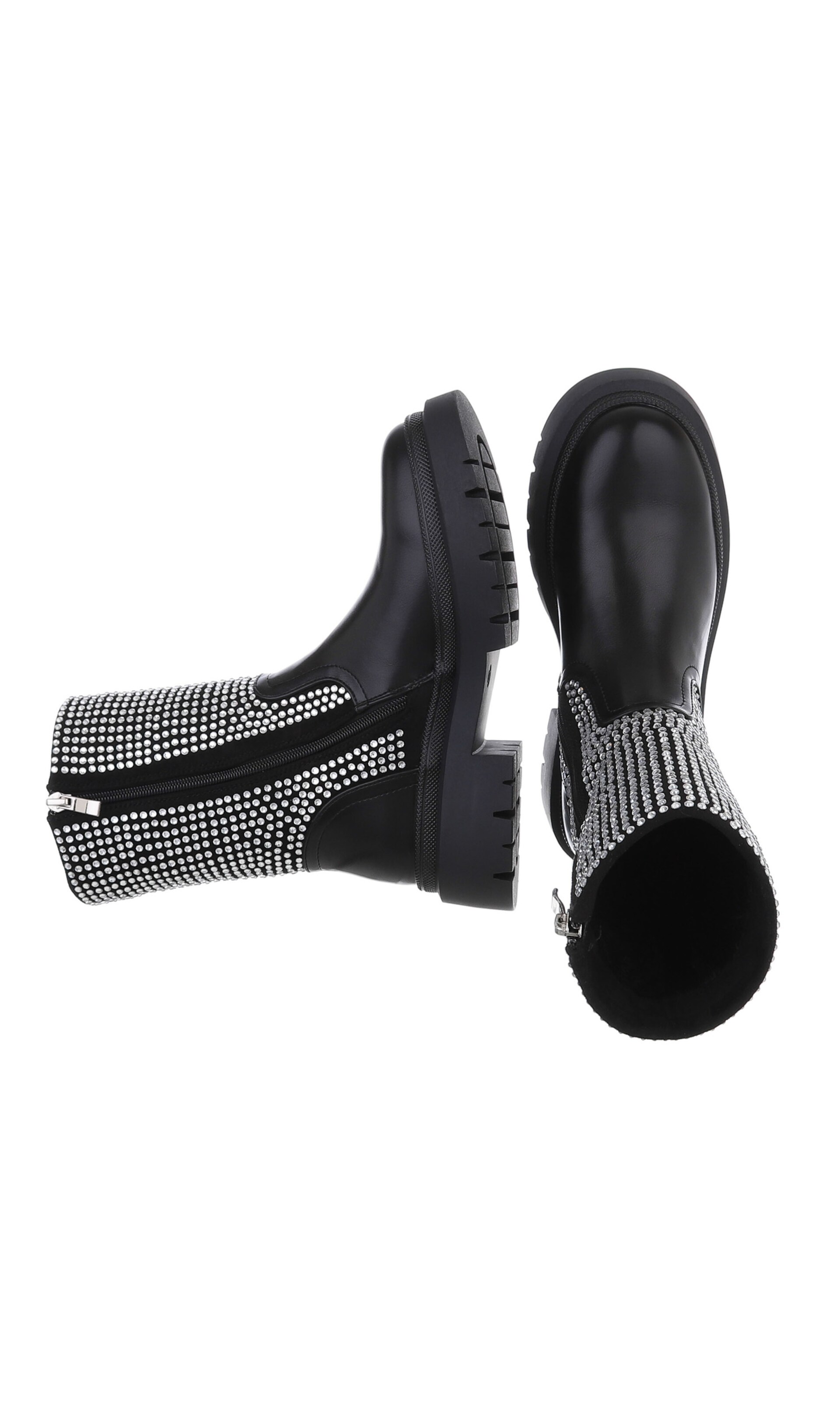 Ital-Design Stiefelette in Schwarz