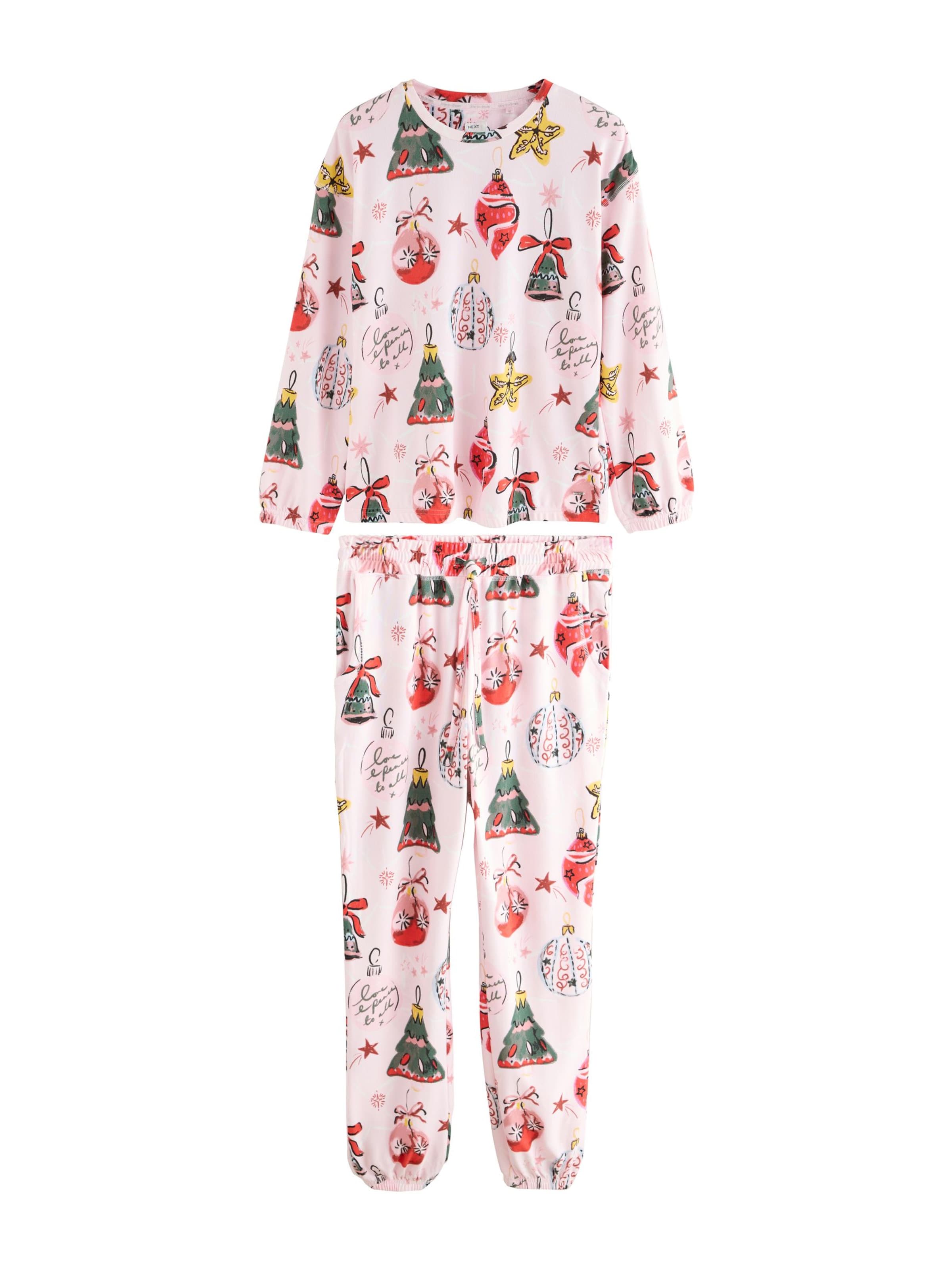 Next Пижама в Ярко-розовый: спереди