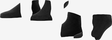 FALKE Füßlinge 'Happy 2-Pack' in Schwarz: Vorderseite
