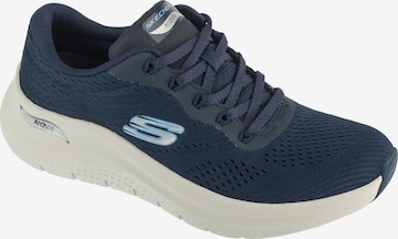 Chaussure à lacets SKECHERS en bleu : devant