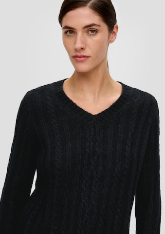 s.Oliver BLACK LABEL Knit dress in Black