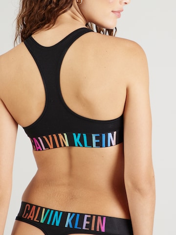 Calvin Klein Underwear Õlapaelteta topp Rinnahoidja 'Intense Power Pride', värv must