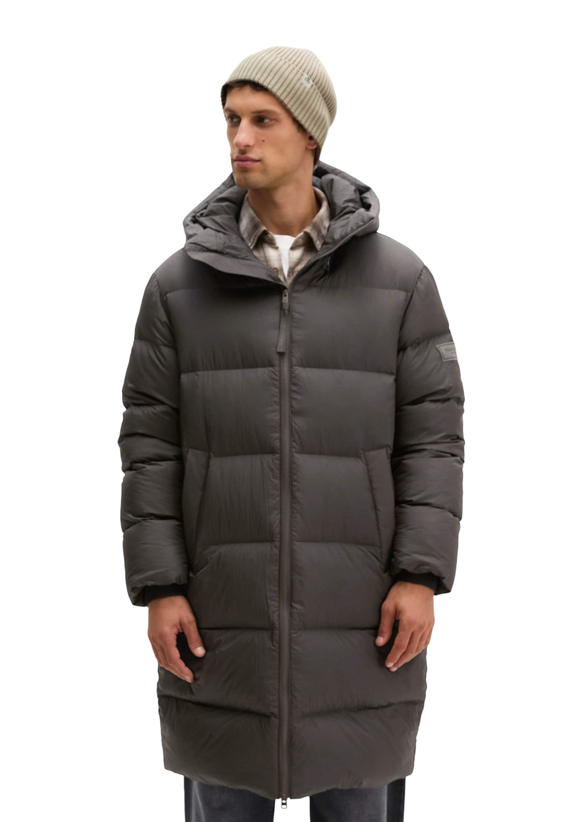Marc O'Polo Wintermantel in Schwarz: Vorderseite