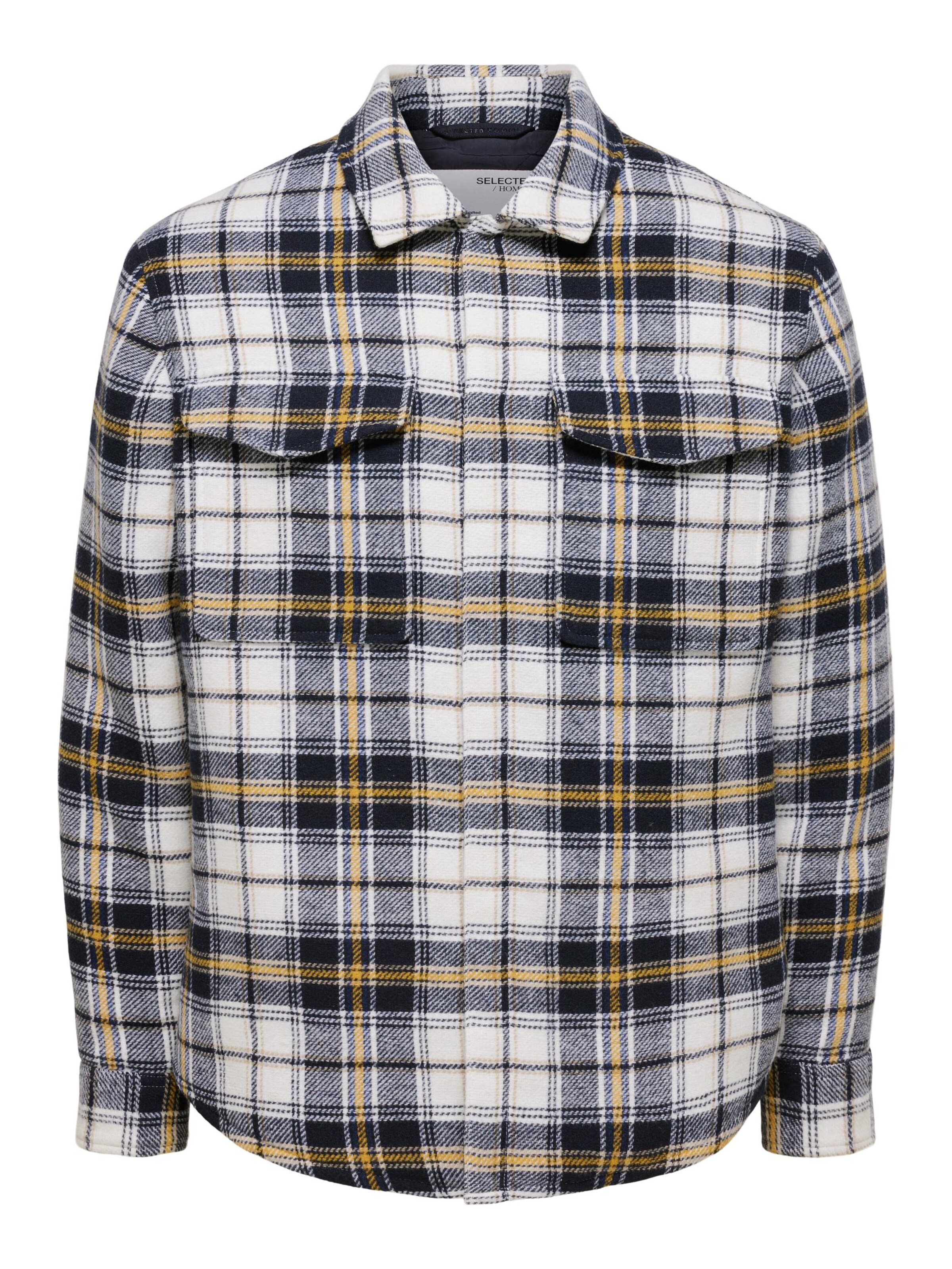 SELECTED Jacke 'Pan' in Blau: Vorderseite