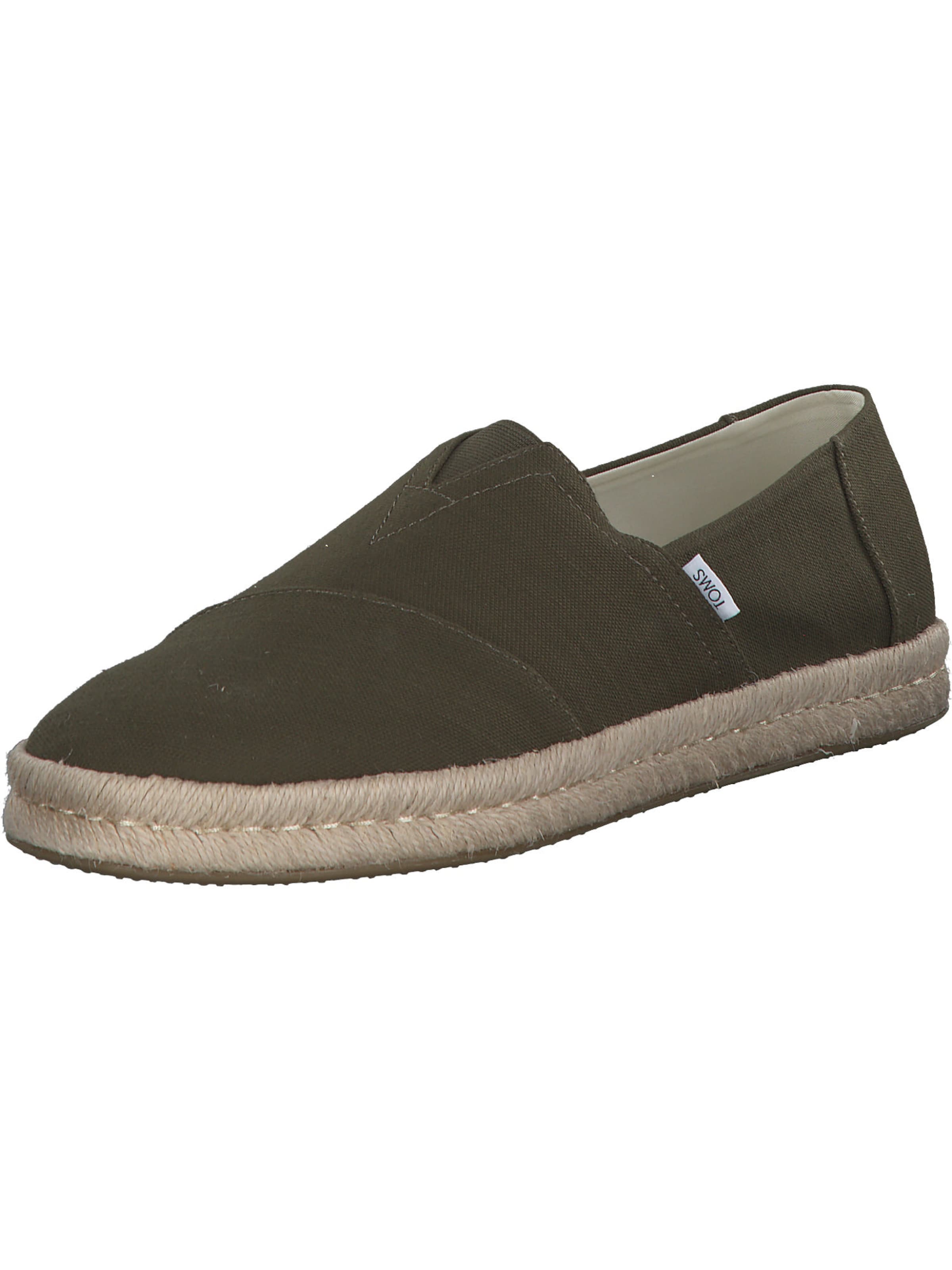 TOMS Espadrilles 'Alp Rope 2.0' in Green: front