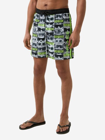 Bogner Fire + Ice Badeshorts 'Sorin' in Schwarz: Vorderseite