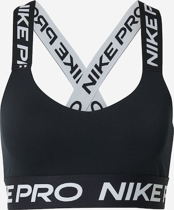 NIKE Biustonosz sportowy w kolorze czarny: przód