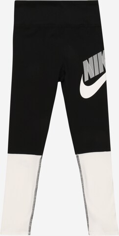 Skinny Leggings Nike Sportswear en noir : devant