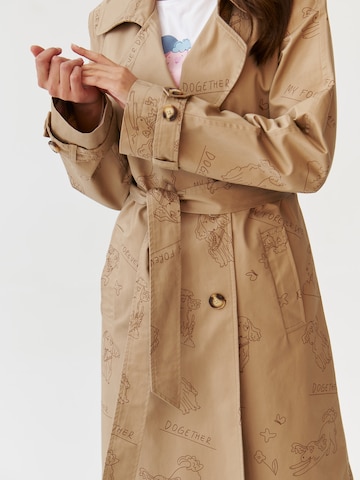 Manteau mi-saison 'Megnama' TATUUM en beige