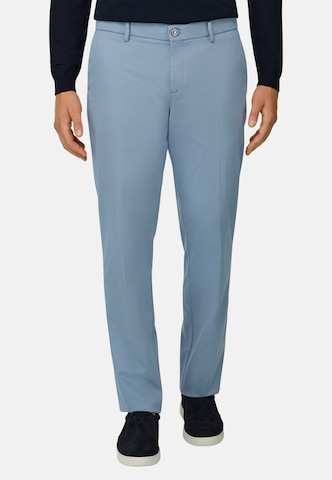 Boggi Milano Slimfit Hose 'B Sustainable' in Blau: Vorderseite