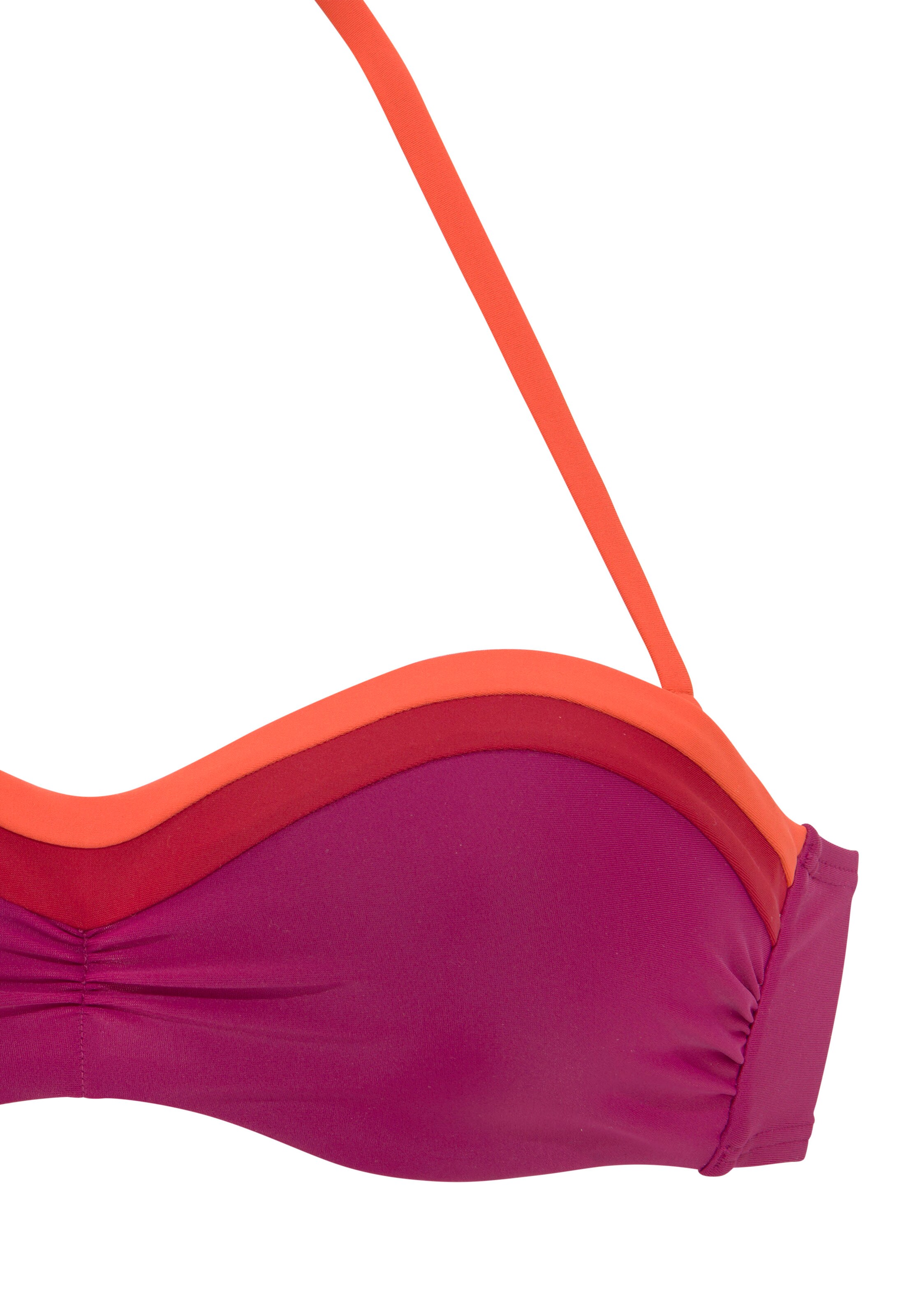s.Oliver - Bandeau Top de bikini 'Yella' en rosa