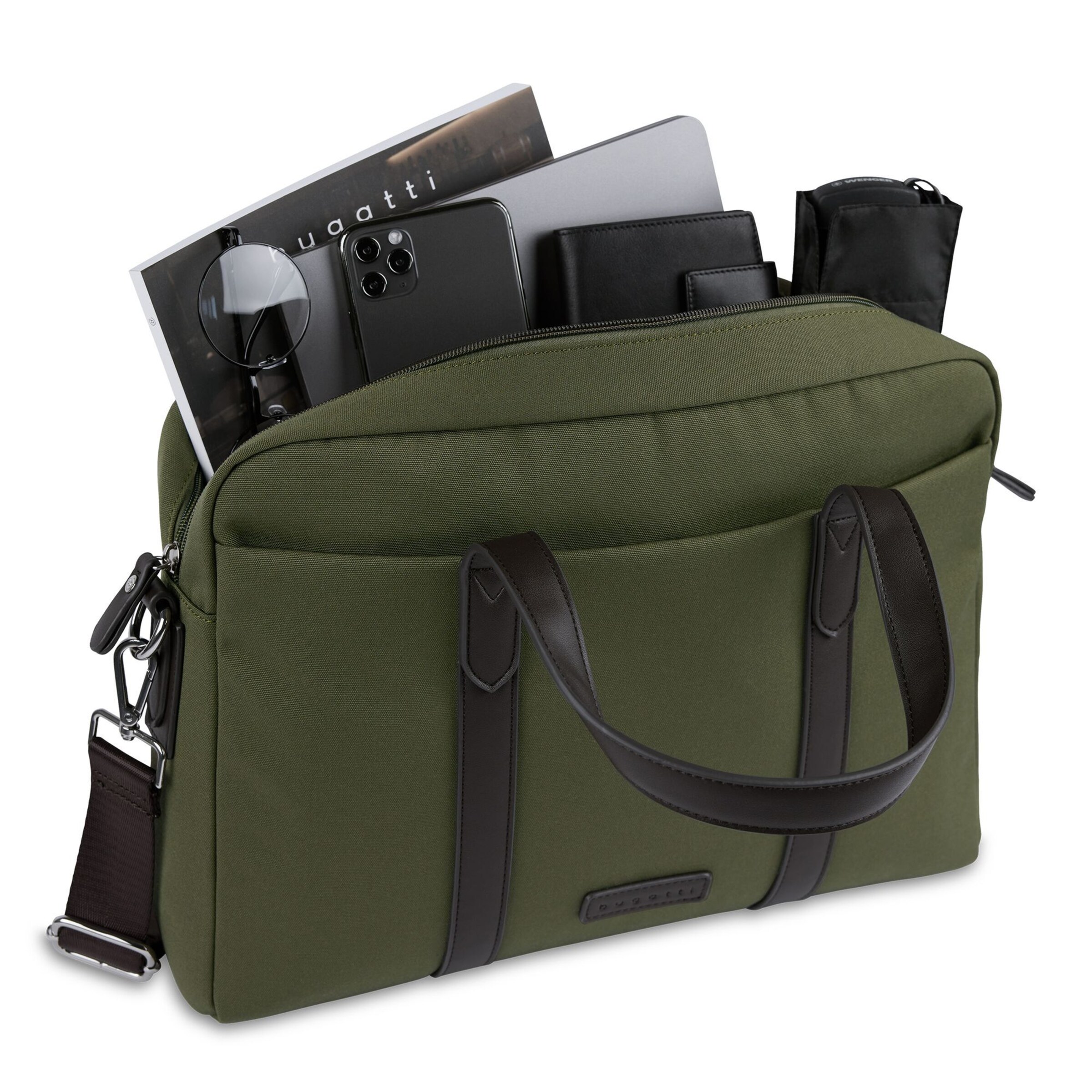 bugatti Aktentasche 'Maro' in Grün