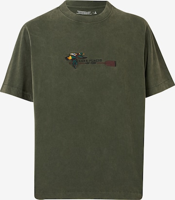 T-Shirt Abercrombie & Fitch en vert : devant