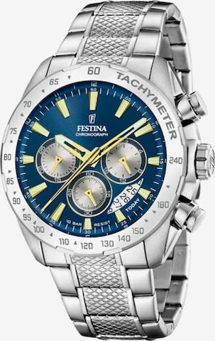Montre à affichage analogique 'Timeless' FESTINA en bleu : devant