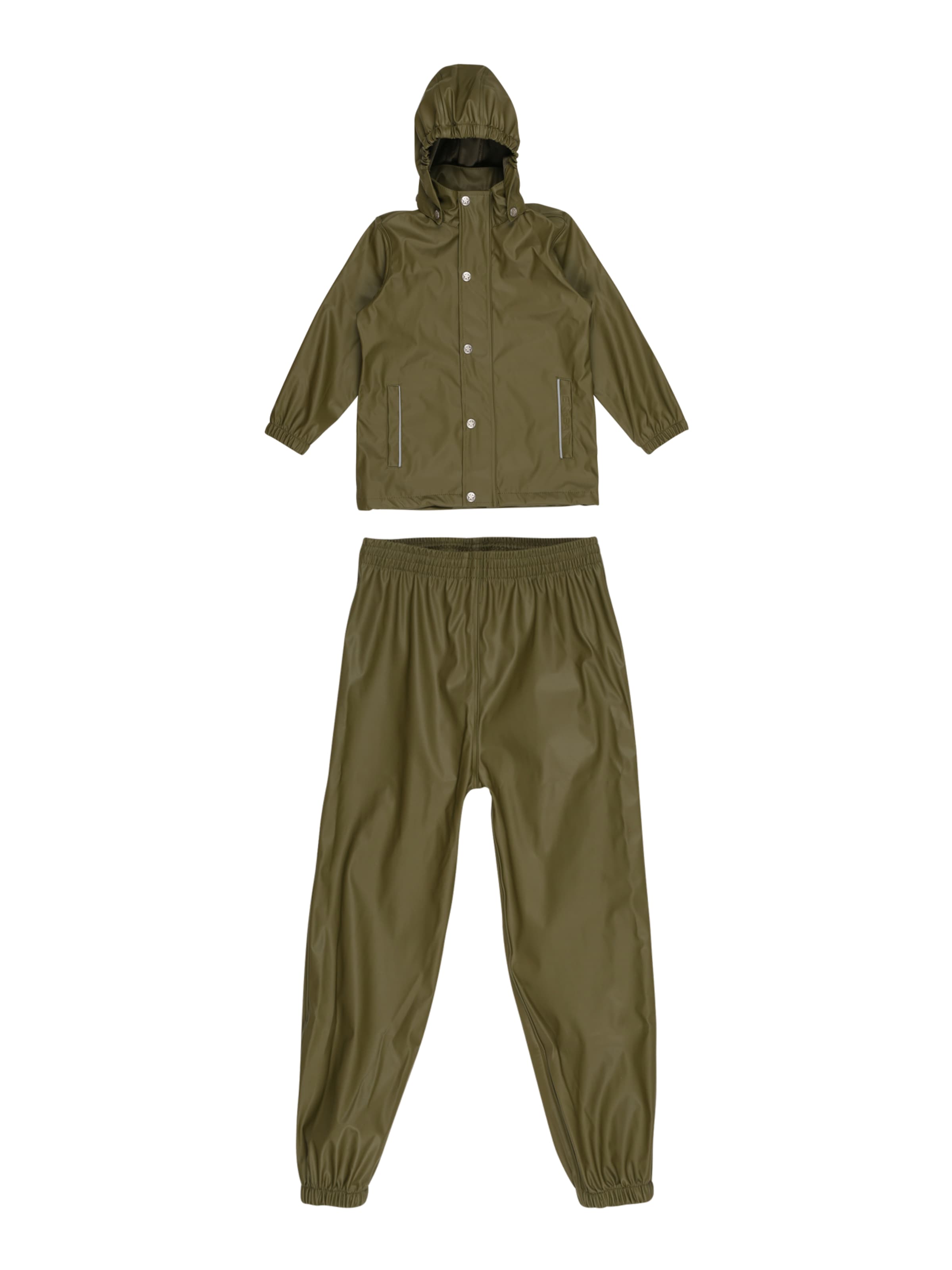 EN FANT Funktionsjakkesæt i grøn: forside