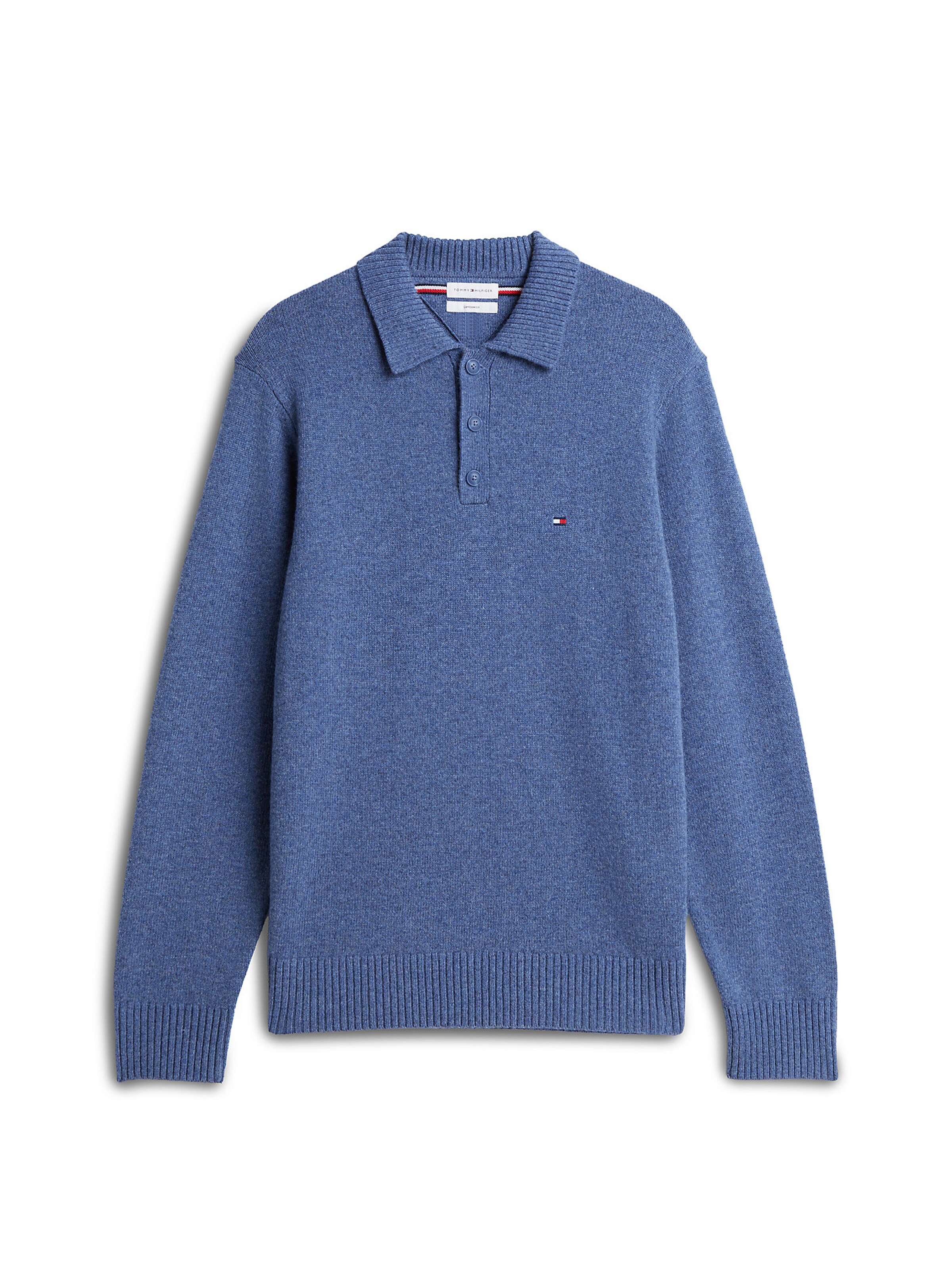 TOMMY HILFIGER Pullover in Blau: Vorderseite