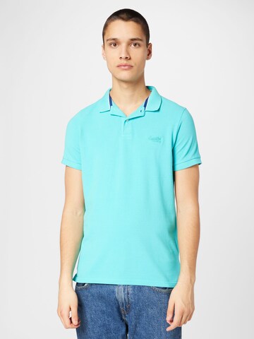 Superdry Poloshirt in Blau: predná strana