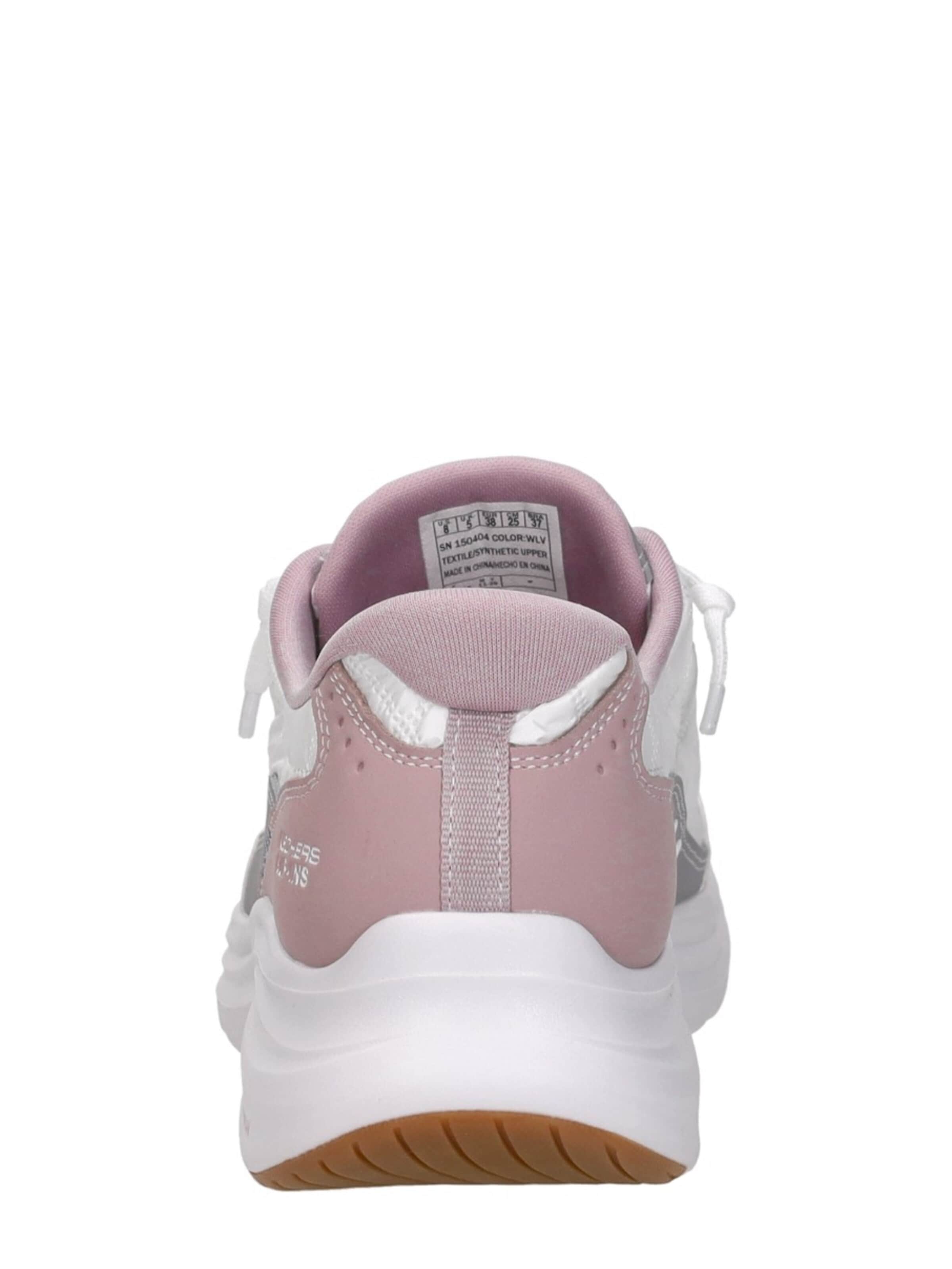 Baskets basses 'Slip-Ins: Cozy Fit Knotted Bungee' SKECHERS en blanc