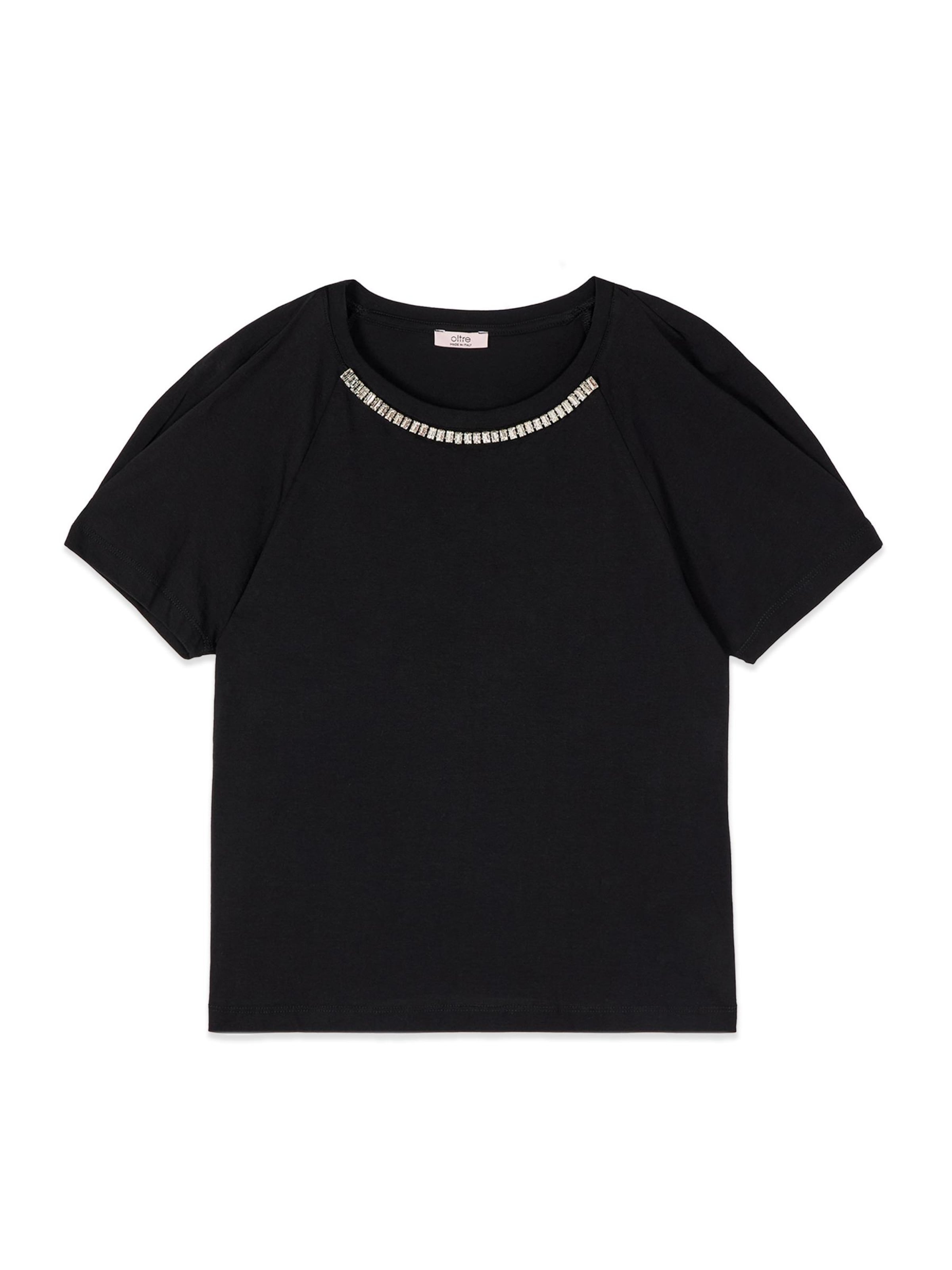 T-shirt oltre en noir : devant