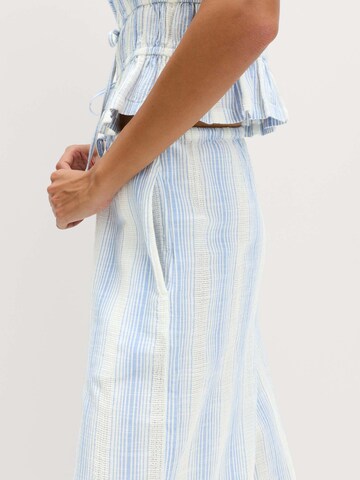 Wide Leg Pantalon Marks & Spencer en bleu