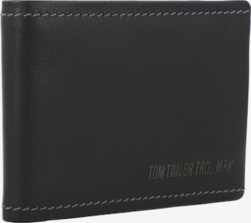 TOM TAILOR Wallet 'Diego' in Black