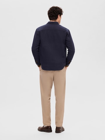 SELECTED HOMME Comfort Fit Hemd 'Mason' in Blau