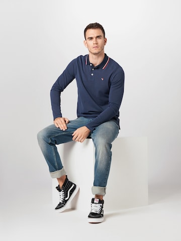 JACK & JONES Regular fit Majica 'Bluwin' | modra barva