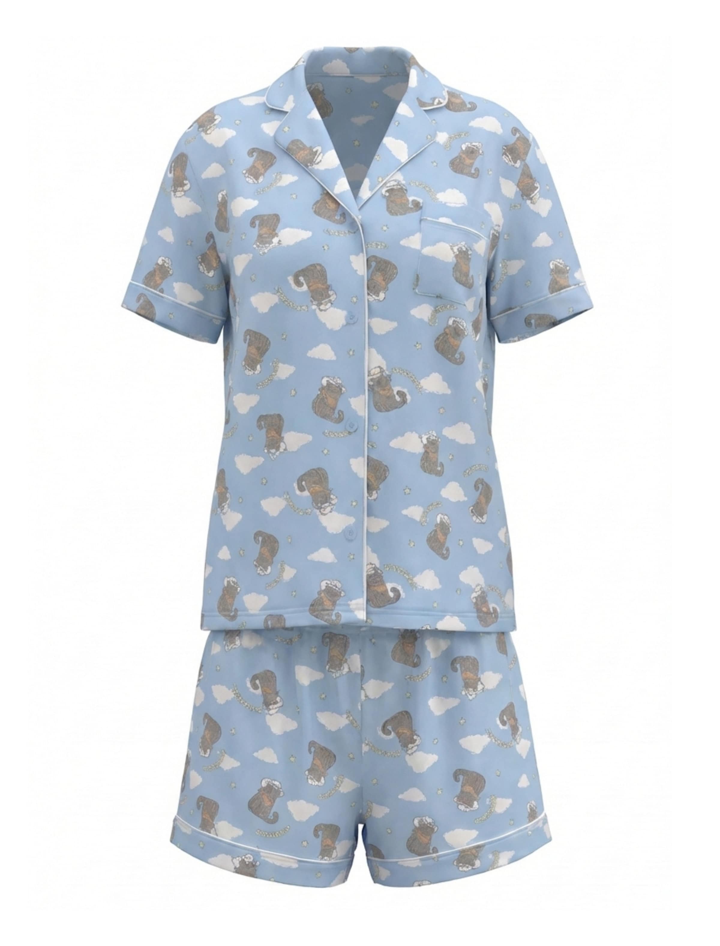 Loungeable Pyjama in Blau