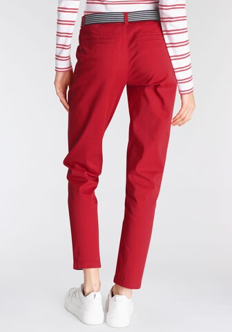 DELMAO Slim fit Chino Pants in Red