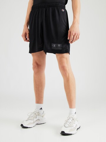 Champion Authentic Athletic Apparel Regular Sportbroek in Zwart: voorkant